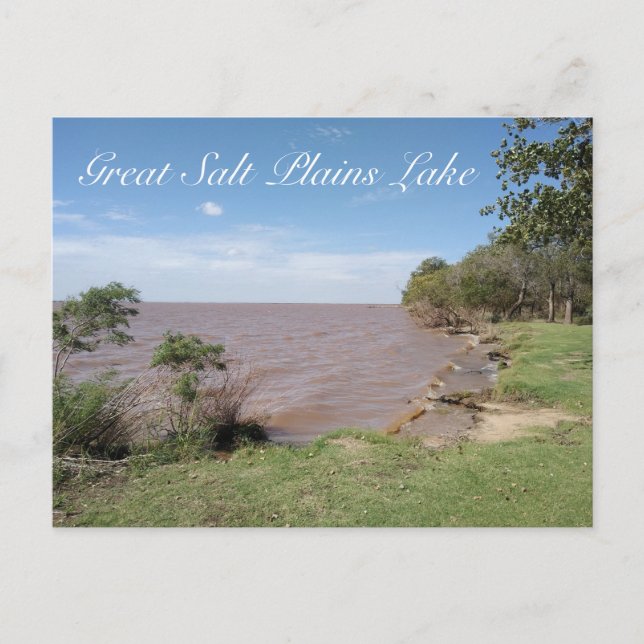 Großer Salzwassersee, Oklahoma Postkarte (Vorderseite)