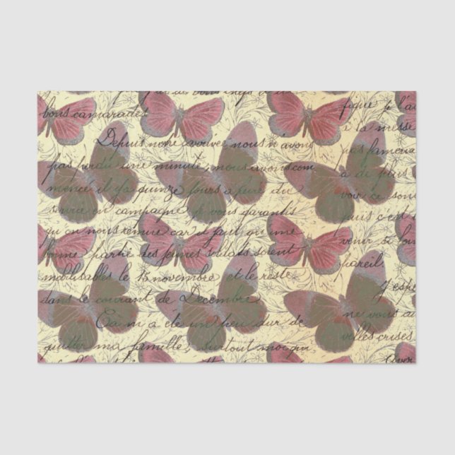 Großer Schmetterling Seidenpapier (Vorderseite)