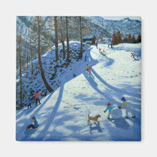 Großer Schneeball Zermatt Magnet