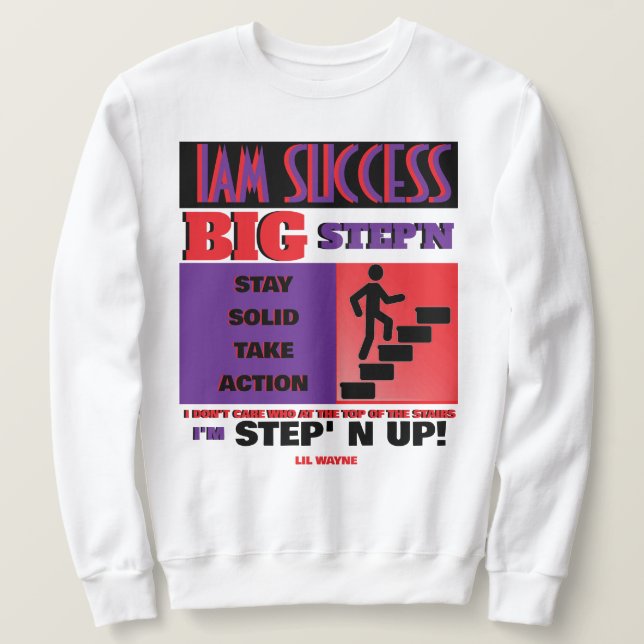 GROSSER SCHRITT SWEATSHIRT (Design vorne)
