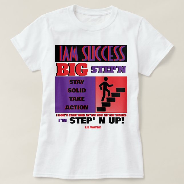 GROSSER SCHRITT T-Shirt (Design vorne)
