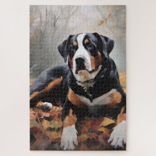 Grosser Schweizer Berg im Herbst Leaves Fall