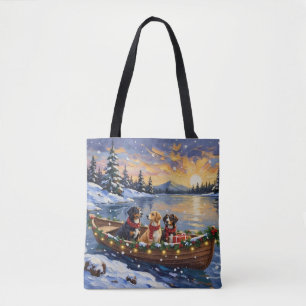 Großer Schweizer Sennenhund Weihnachtsboot Urlaub Tasche