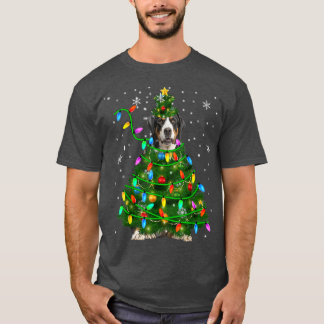 Grosser Schweizer Weihnachtsbaum Weihnachtsbeleuch T-Shirt