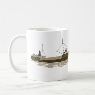 Großer Seenfrachter W.R. Stamm Kaffeetasse