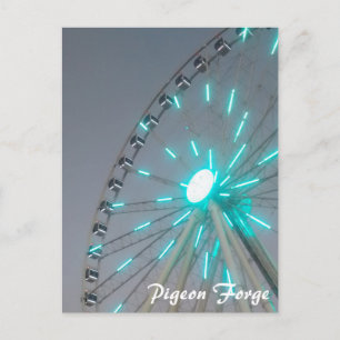 Großer Smoky Mountain Ferris Wheel Taube Schmiede  Postkarte