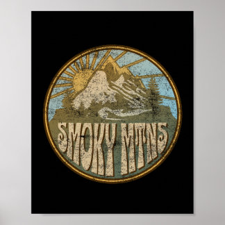 Großer Smoky Mountains Tennessee Natur Berge Wande Poster