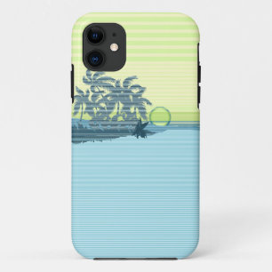 Großer Sonnenuntergang-Streifen hawaiischer iPhon Case-Mate iPhone Hülle