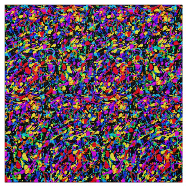 Grosser Spritzer - Polyester Poplin Stoff (Muster)