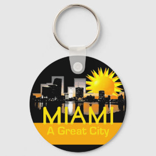 Großer Stadt-Schlüsselanhänger MIAMIS Schlüsselanhänger