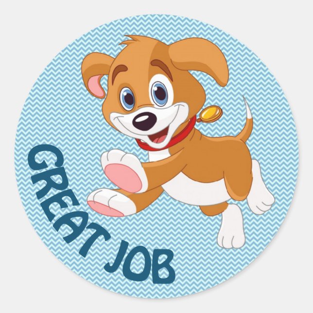 Großer Sticker für Job Student 1½ Zoll (Blatt 20) (Vorderseite)