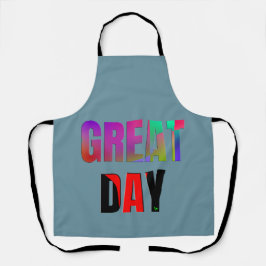Großer Tag. Schürze