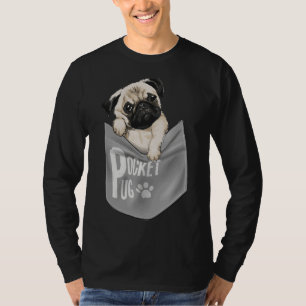 großer Taschenhund Mops süße Tier Klassischer T - T-Shirt