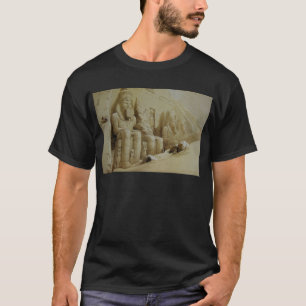 Großer Tempel Aboo Simbel Davids Roberts T-Shirt