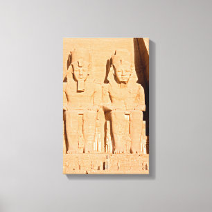 Großer Tempel von Abu Simbel - Ramses II. - Ägypte Leinwanddruck