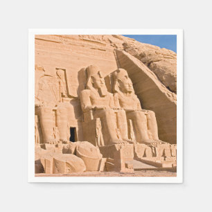 Großer Tempel von Abu Simbel - Ramses II. - Ägypte Serviette