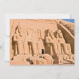 Großer Tempel von Abu Simbel - Ramses II - Ägypten Einladung