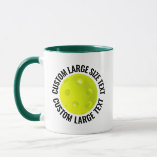 Großer Text HUN. GRÜN Combo 11oz Individueller Pic Tasse