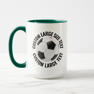 Großer Text JÄGERGRÜN Kombination 15oz Individuell Tasse