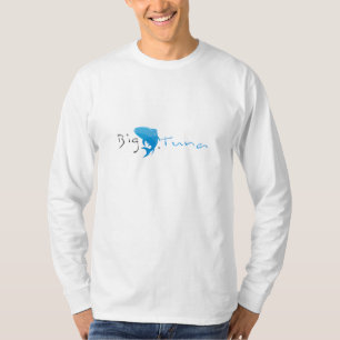 Großer Thunfisch - grundlegende weiße lange Hül T-Shirt