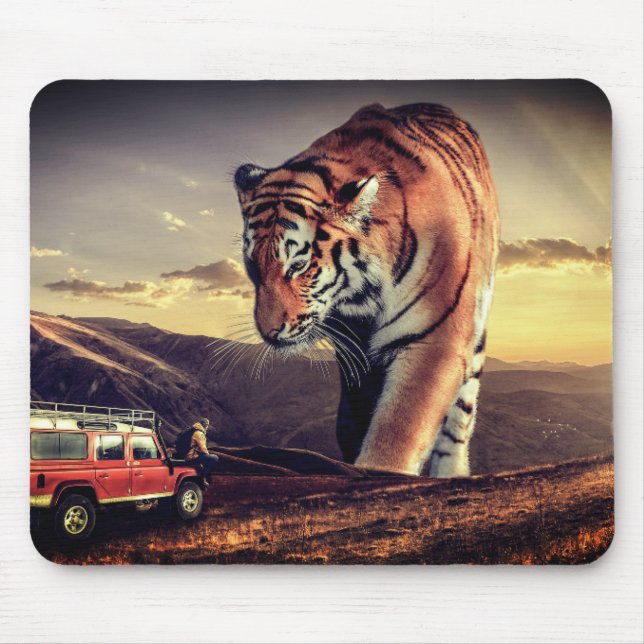 Großer Tiger Mousepad (Vorne)