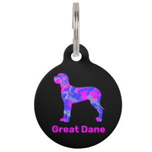 Großer, trockener Welpenhund Hot Pink und Blau Haustiermarke