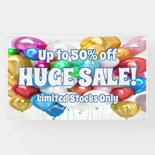 Großer Verkauf Vinyl Banner 3' x 5' Banner (Horizontal)