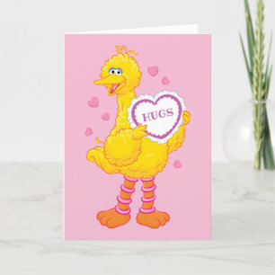 Großer Vogel Valentinstag Feiertagskarte