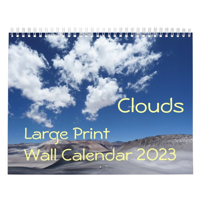 Großer Wandkalender 2023 - Wolken (Titelbild)