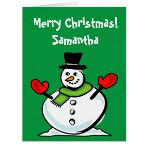 Großer Weihnachtsschneemann - Feiertag