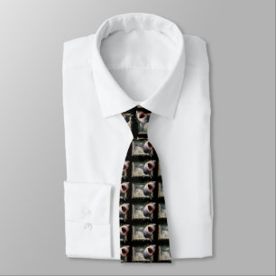 Grosser Weißer Hai unterwegs Gefleckter Necktie Krawatte