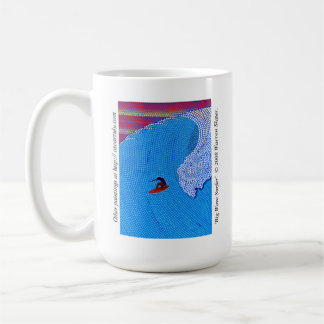 Großer Wellen-Surfer ©2008 Waren Kaffeetasse
