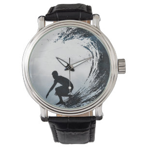 Großer Wellen-Surfer Armbanduhr
