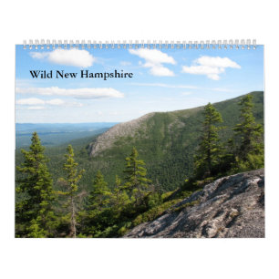 Großer wilder Wandkalender des New Hampshire-2013