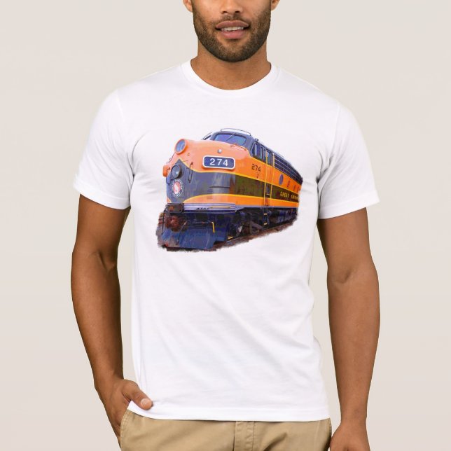 Großer Zug T-Shirt (Vorderseite)