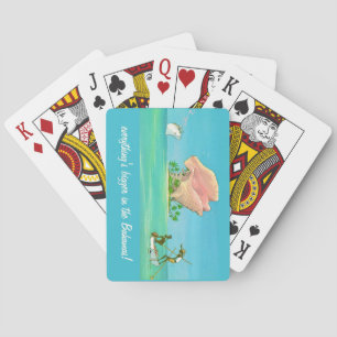 Größere Bahamas-Postkarten-Spielkarten Spielkarten