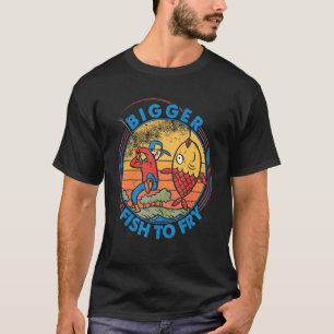 Größere Fische Zum Braten Angeln Fischer 2 T-Shirt