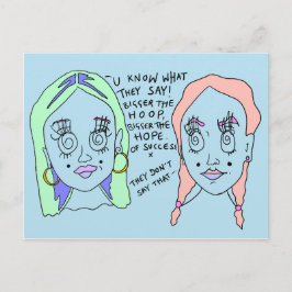 Größere Hoop | Postkarte |