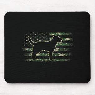 Größere Schweizer Berg-Tarnung Amerikanische Flagg Mousepad