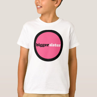Größere Schwester-Rosa-Kreis T-Shirt