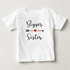 Größere Schwester ~ Schwester Designs Baby T-shirt