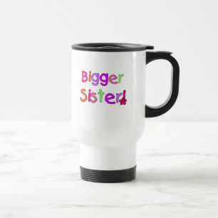 Größere Schwester-T-Shirts und Geschenke Reisebecher