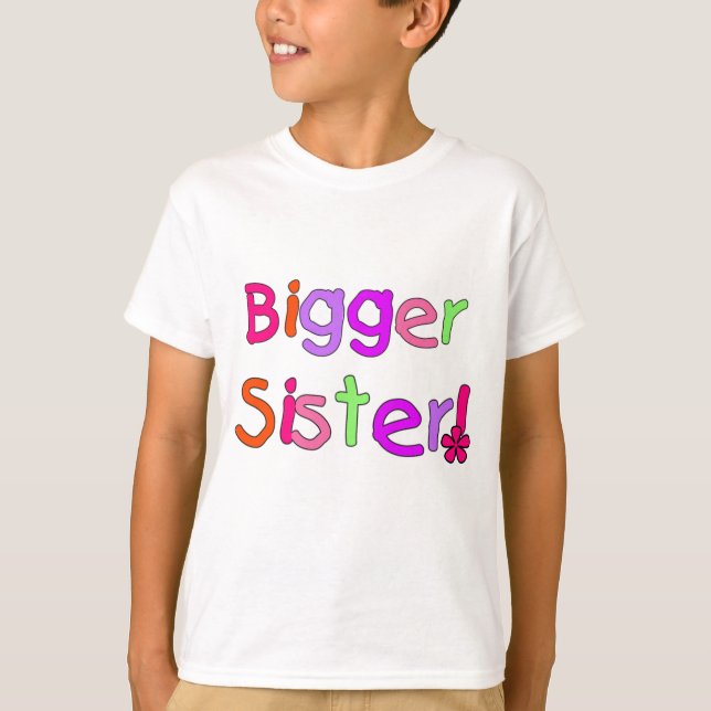 Größere Schwester-T-Shirts und Geschenke T-Shirt (Vorderseite)