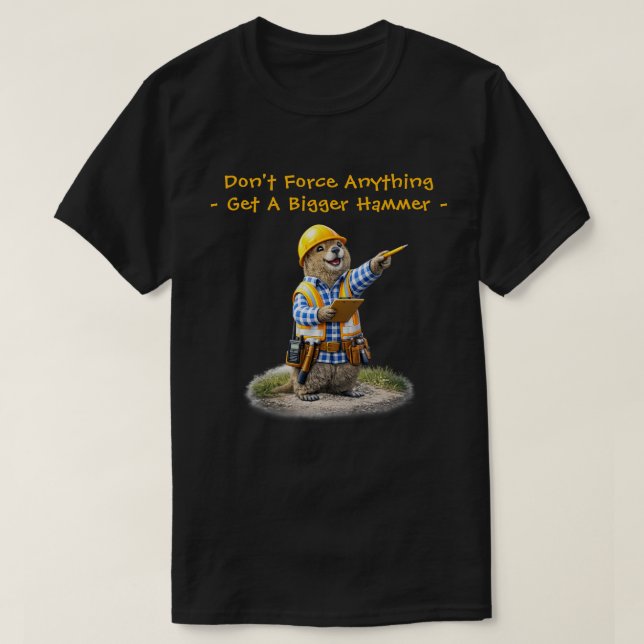 "Größerer Hammer" (1) T-Shirt (Design vorne)