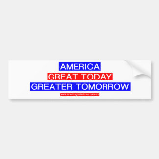 GRÖSSERER MORGEN AMERIKAS Autoaufkleber
