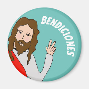 Grosses, 3-Zoll-Kreisblatt Magnet