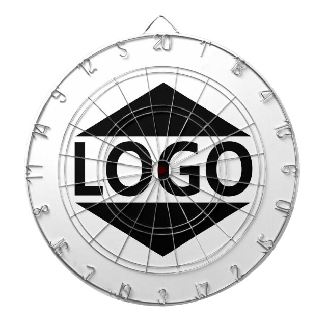 Großes anpassbares Logo Dartscheibe (vorne)