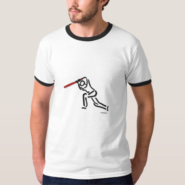 Großes Antriebs-Kricket-T-Shirt T-Shirt (Vorderseite)