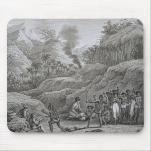 Großes asiatisches Archipel: Französische Forsch Mousepad
