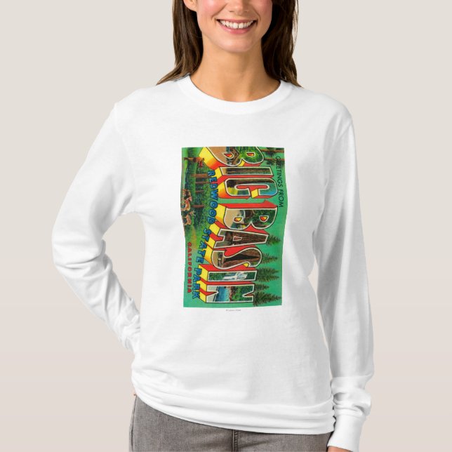 Großes Becken, Kalifornien - große T-Shirt (Vorderseite)
